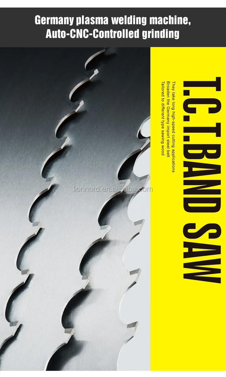 Tct Wood Carbide Alloy Saw Blade For Hardwood Cutting Band Saw Blade