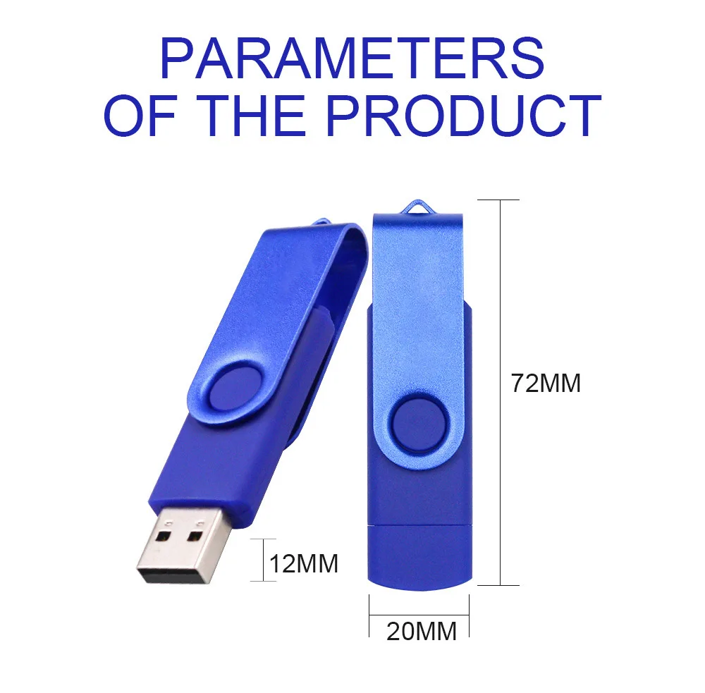 USB flash drive OTG 3 in 1 high Speed drive 64 32 16 8 GB 4GB external storage pen drive Micro USB Stick for iphone android - ANKUX.COM