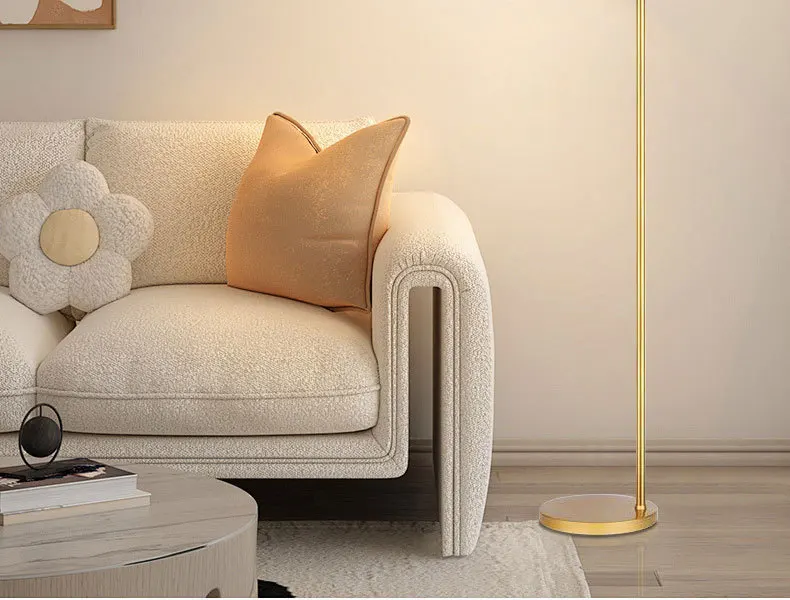 Modern Luxury Living Room Floor Iron Advanced Induction Sofa Corner Bedroom Bedside Table Integrated Night Fish Luring LampCE FCC