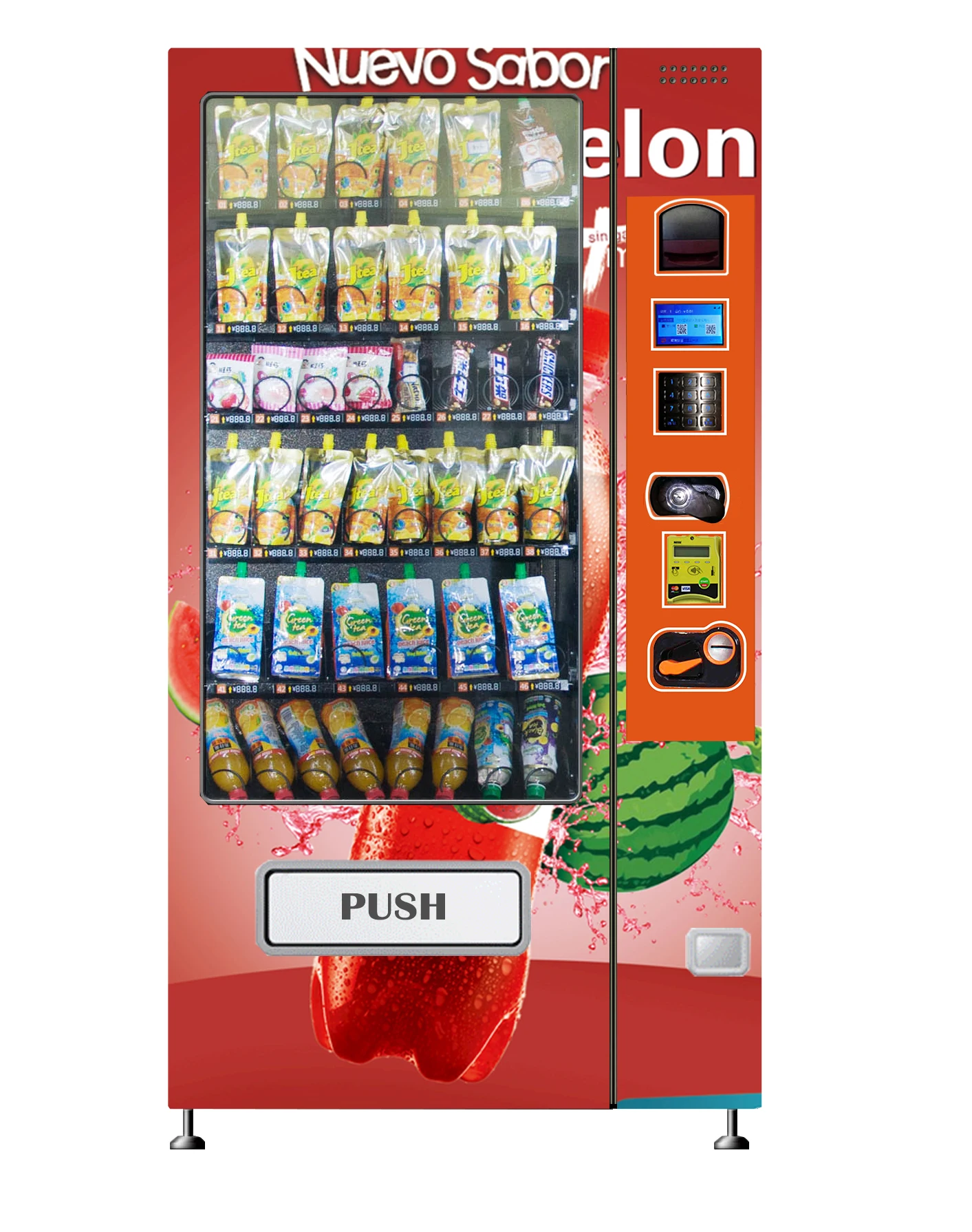 Small Combo Vending Machine With Remote Control System Buy Vending