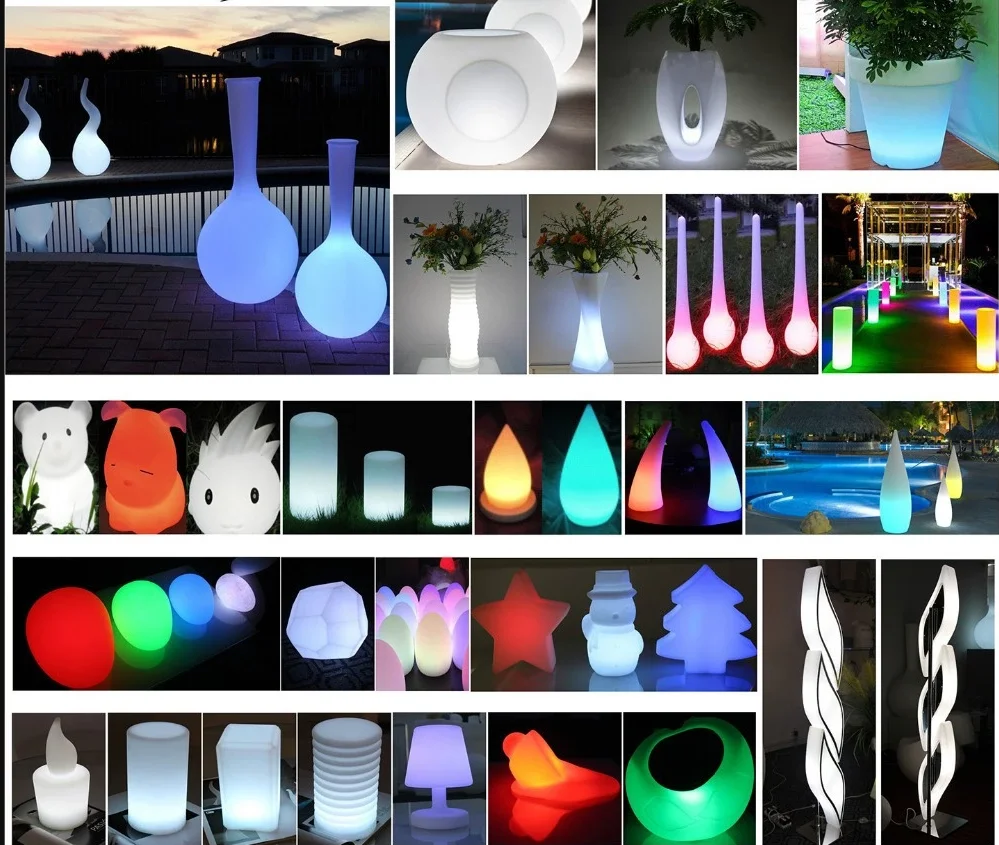 rechargeable battery RGB led table lamp 16 color change indoor residential home hotel led table lamp IP65