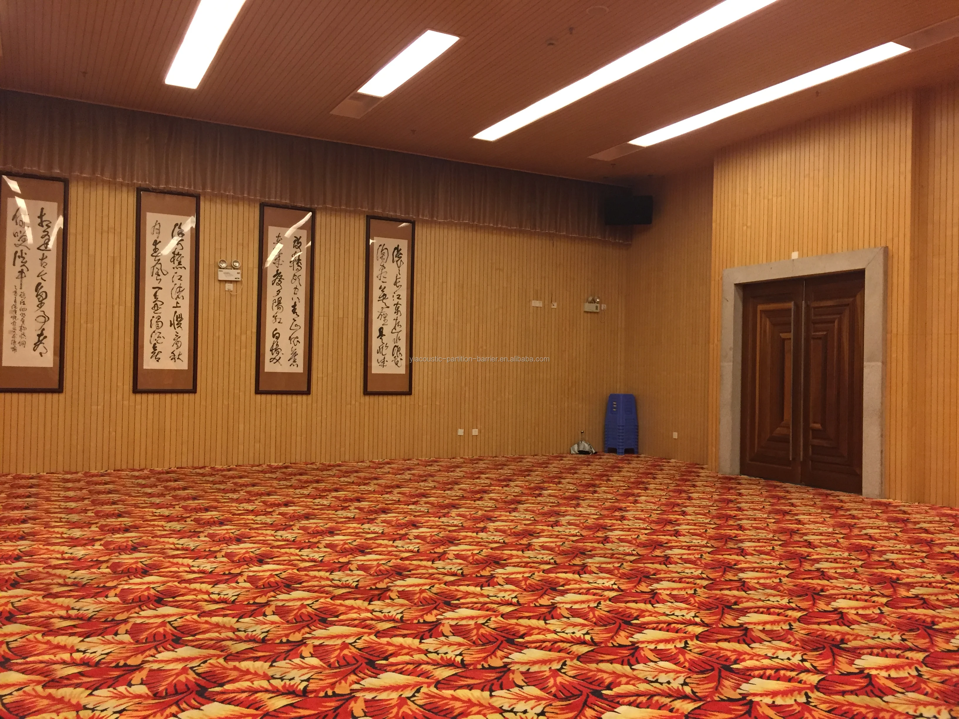 Wooden Grooved Acoustic Panel Soundproofing Wooden Acoustic Panel For