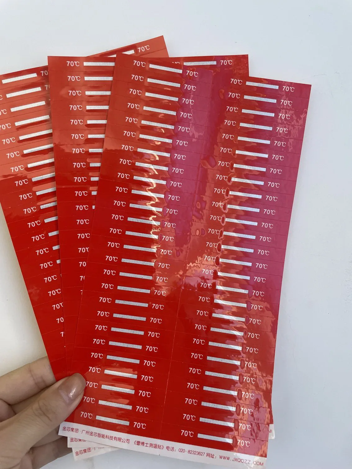 Temperature Sensing Color Change Stickers Changing High Heat Resistant ...