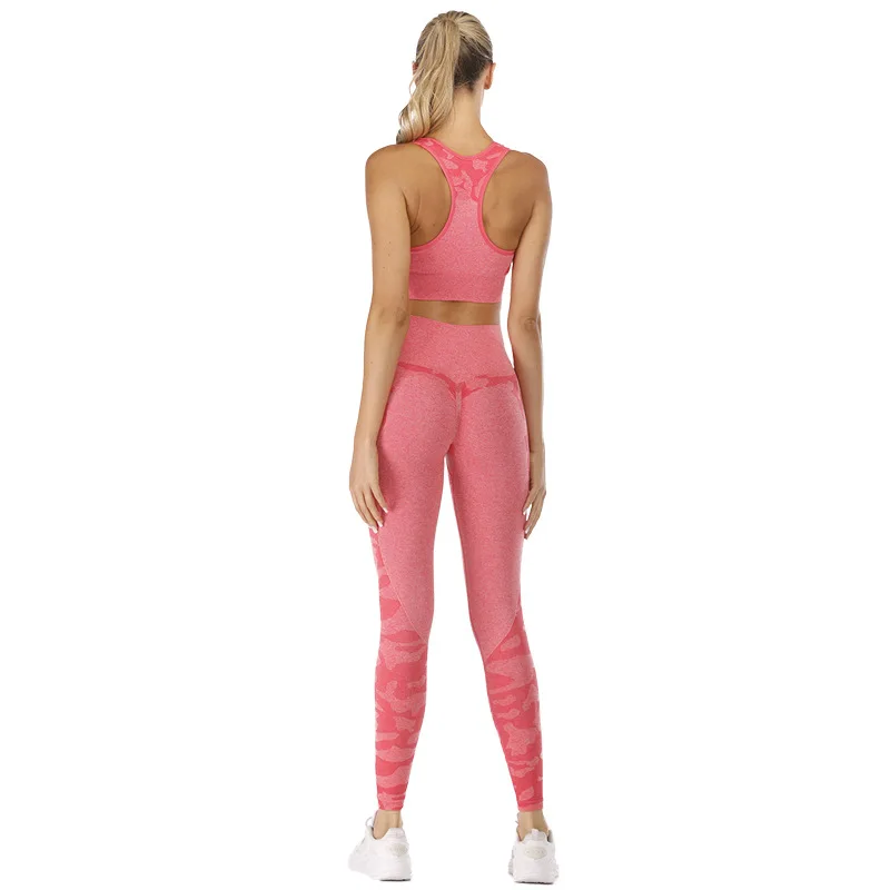 Yoga Outfits For Women 2 Piece Set,Workout High Waist Athletic Seamless