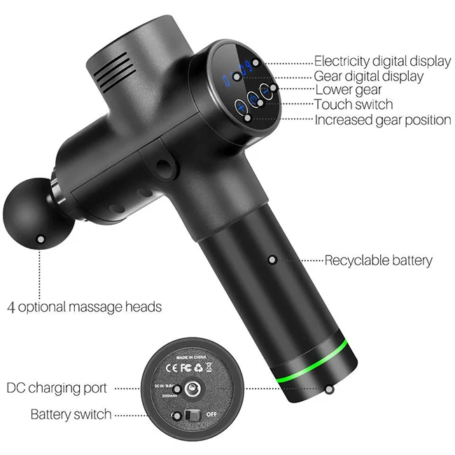 New product ideas 2020 Massage Tools Gun Dropshipping Massage Gun percussion Muscle massager