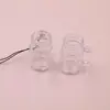 Lid flat diy empty mini cup shape snow globe keychains fill epoxy glitter liquid