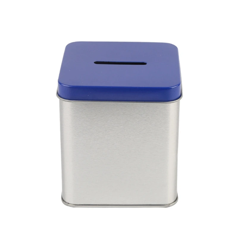 Custom Round Oem Money Saving Coin Tin Box With Lid Buy Wholesale