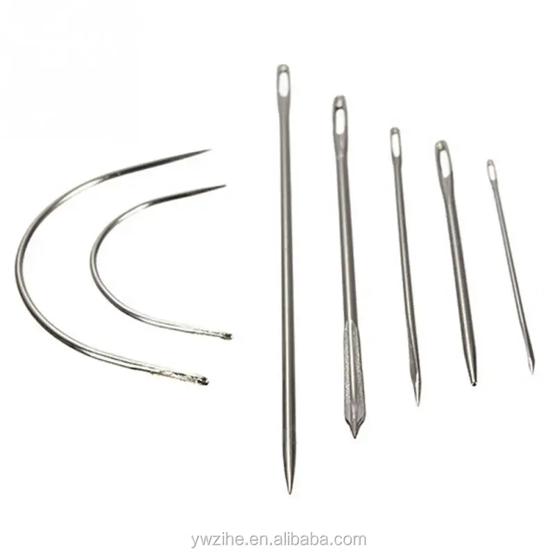 7pcs Stainless steel Hand Repair Sewing Needles Patching Upholstery Bulk Buy 
