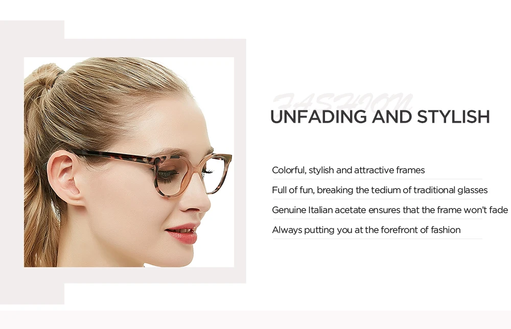 All Face Shape Match Pc Frame Material Reader Trendy Foldable