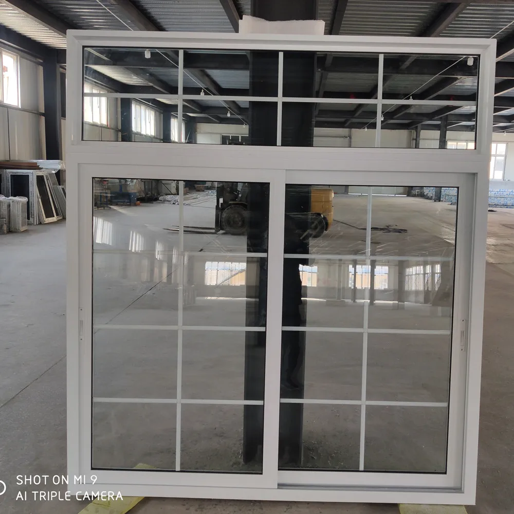 Upvc Frame Glass Sliding Door System Plastic Sliding Bathroom Door