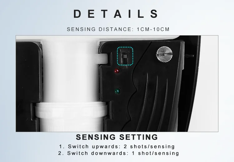 New Design Foam Soap Dispenser 1000ML Refillable Bottle Automatic Hand Sanitizer Dispenser