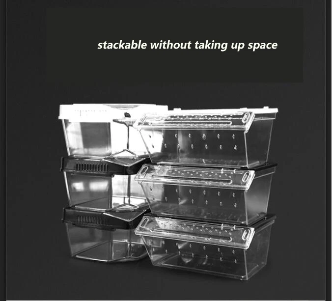 Nomoypet High Quality Stackable Snake Tub Rack Reptile Breeding Box