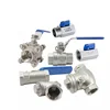 1/8" -4" cf8m 1000 wog 1Pc Type Threaded Female Stainless Steel SS 304 NPT one piece ball valve