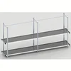 Multi level growing rolling bench, growing table hydroponic systems
