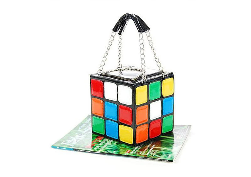 rubik's cube purse