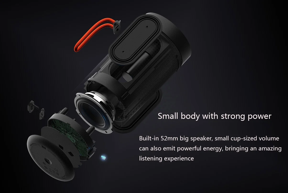 2019 New Arrival Xiaomi Portable Outdoor Bluetooth Wireless Speaker waterproof speaker - ANKUX.COM