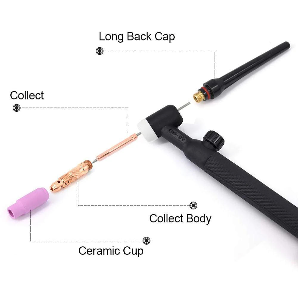 Wp17v Tig Welding Torch Aircooled Tig Welding 13 Feet Cable,Connector