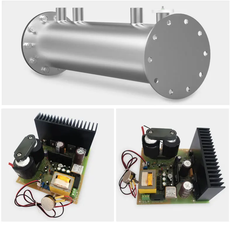 20g/h Adjustable Water-cooled Quartz Glass Ozone Generator Tube with Power Supply