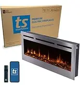 Electric Fireplace, 50", Wall, 500W - detail 22