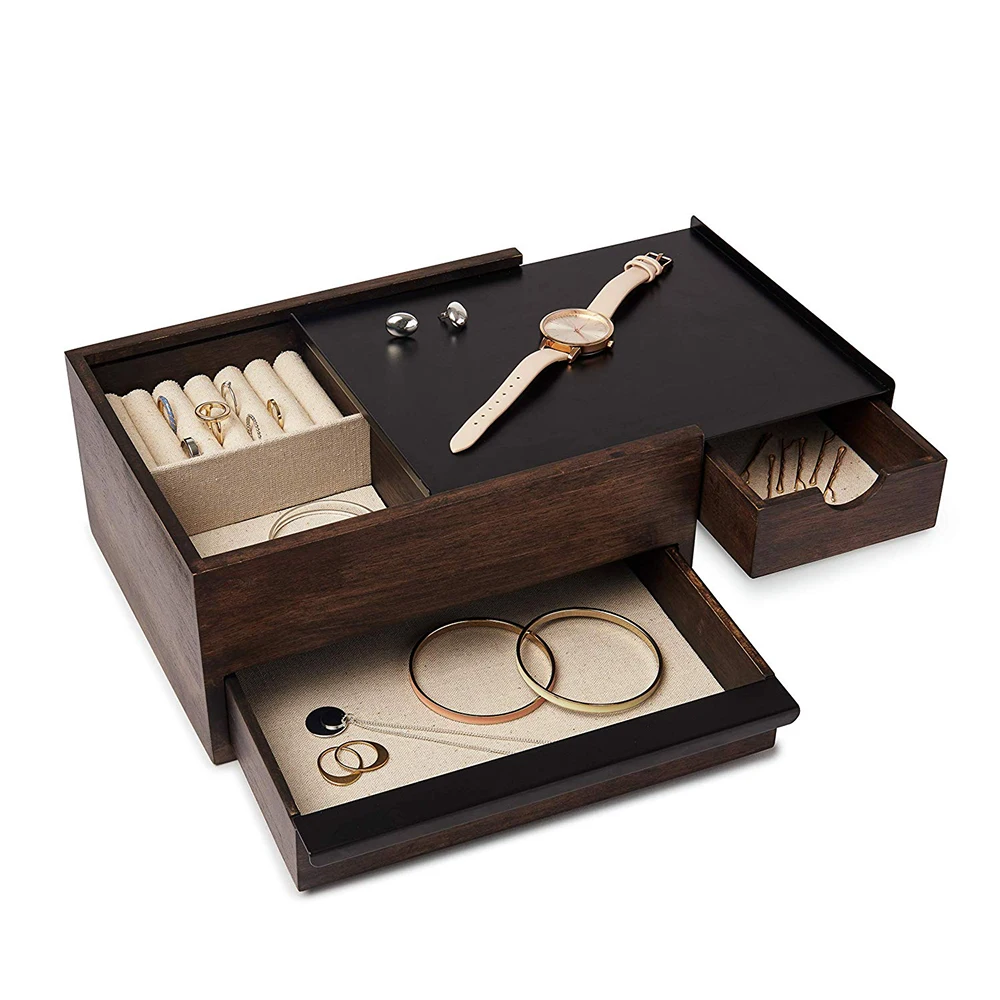 cassetto autoadesivo bianco, confezione da 2 ufficio scuola matite Organizer sotto la scrivania cassetto portaoggetti nascosto sotto la scrivania per trucco