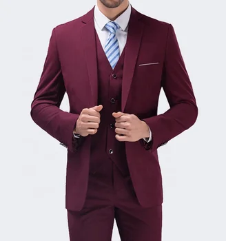 2019 Latest Design Groom Wedding Pictures Men's Coat Pant Designs ...