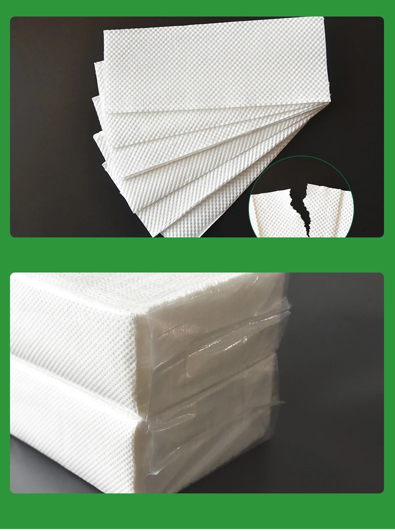 Cheapest price multi fold good quality embossed paper hand towel, hand tissue paper, N Fold towel paper tissue