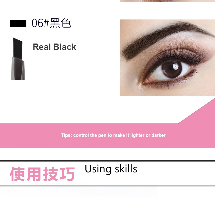 Hot Selling Item Ome Make Your Brand Cosmetics High Pigmented Face Double Waterproof The Beard Filler Marker