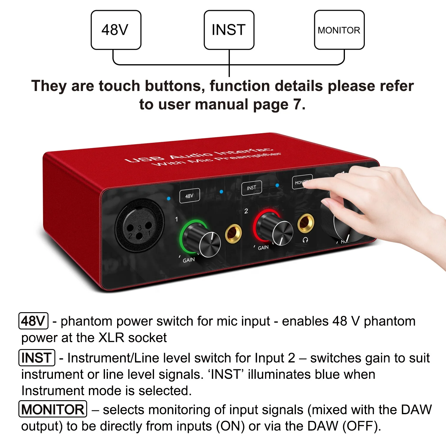 Professional Live Sound Card Recording External Audio Usb Interface Sound Card Buy