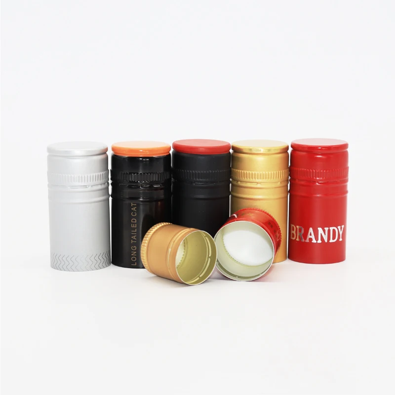 Glass Bottle Aluminum Cap 18mm24mm28mm30mm Thread Aluminum Pilfer Proof