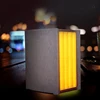 2019 China factory hot selling change color by remote Solar customization Led outdoor trash