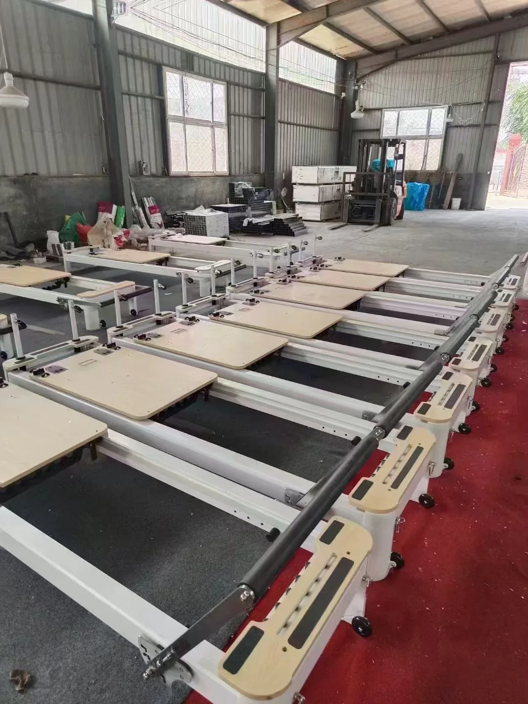 Pilates Reformer Side View