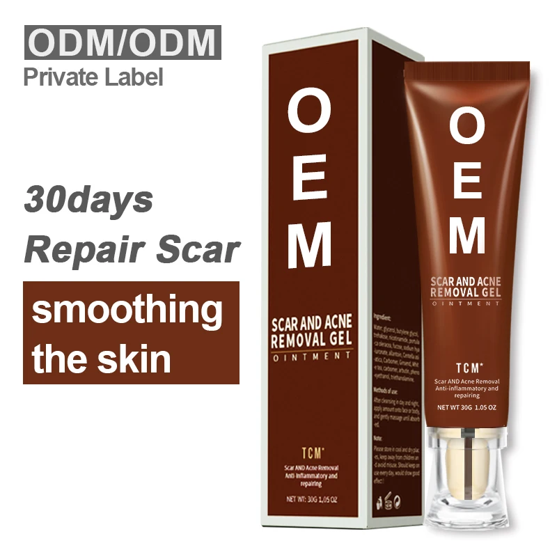 Wholesale Private Label Best Acne Scar Marks Removal Gel Repairing Nourihsing Facial Cream Skin ...
