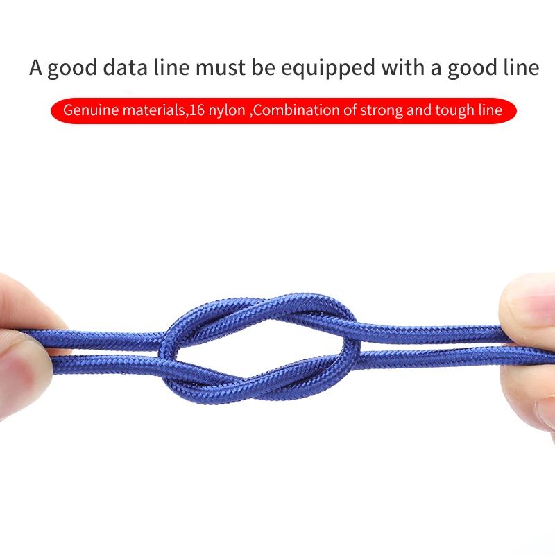 high selling nylon fabric 3a fast charging 3 in 1 magnetic led usb charging cable - ANKUX.COM