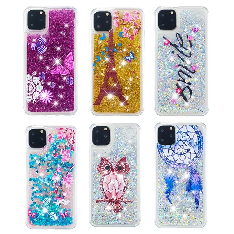 Hot Selling Phone Accessories For Iphone 11 Case Cute Pattern Glitter Liquid Quicksand Phone Case Buy Clear Back Case For Iphone 11 Tpu Pc Phone Case For Iphone 11 Print Phone Case For