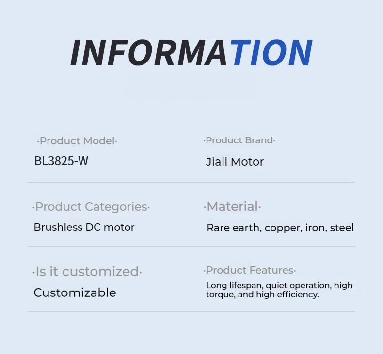 Air Purifier, BL3825-W, BLDC, PWM, Brushless - detail 8