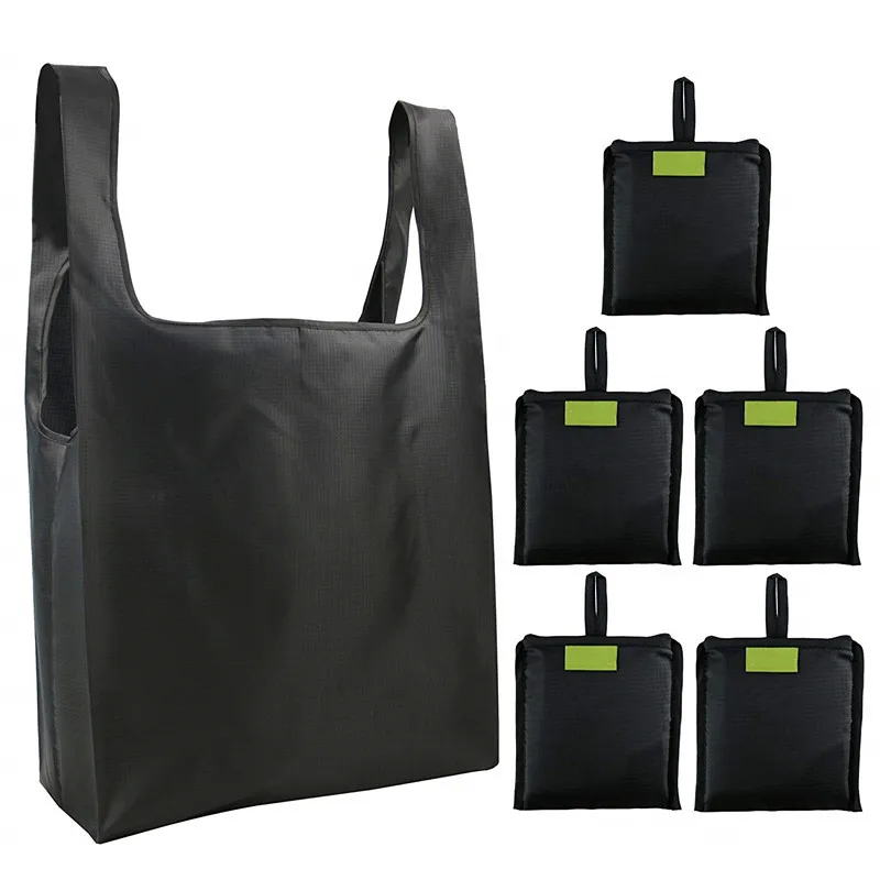 Wholesale Eco Friendly Rpet Foldable Polyester Tote Shopping Bag Custom