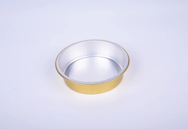 Healthy Colorful Bakery Pan Disposable Microwave Pie Pans Aluminum Foil