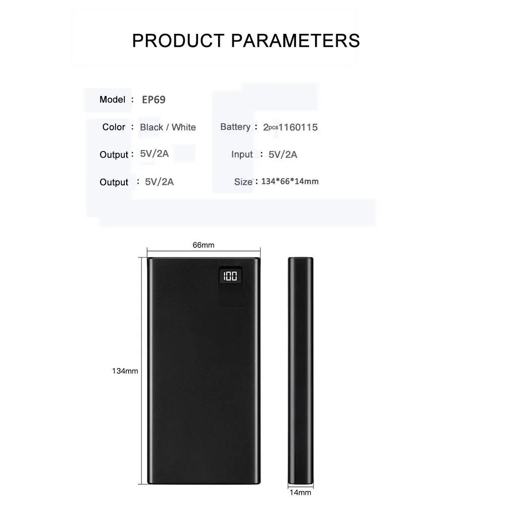 New 2020 Trending Product 10000mAh Power Banks Mobile Charger portable power bank charger Lithium Battery - ANKUX.COM