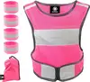 ZUJA Wholesale High Visibility Bands Exercise Pink Running Gear For Woman