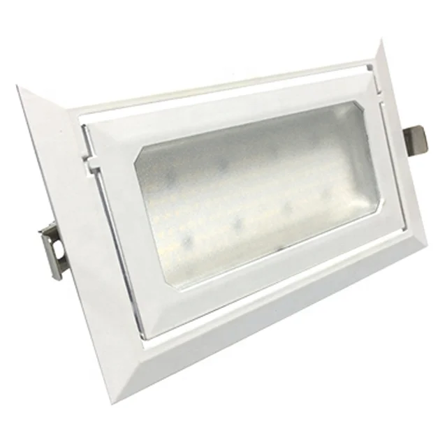 Black White Grey 30W SMD led lifud rectangular adjustable downlight