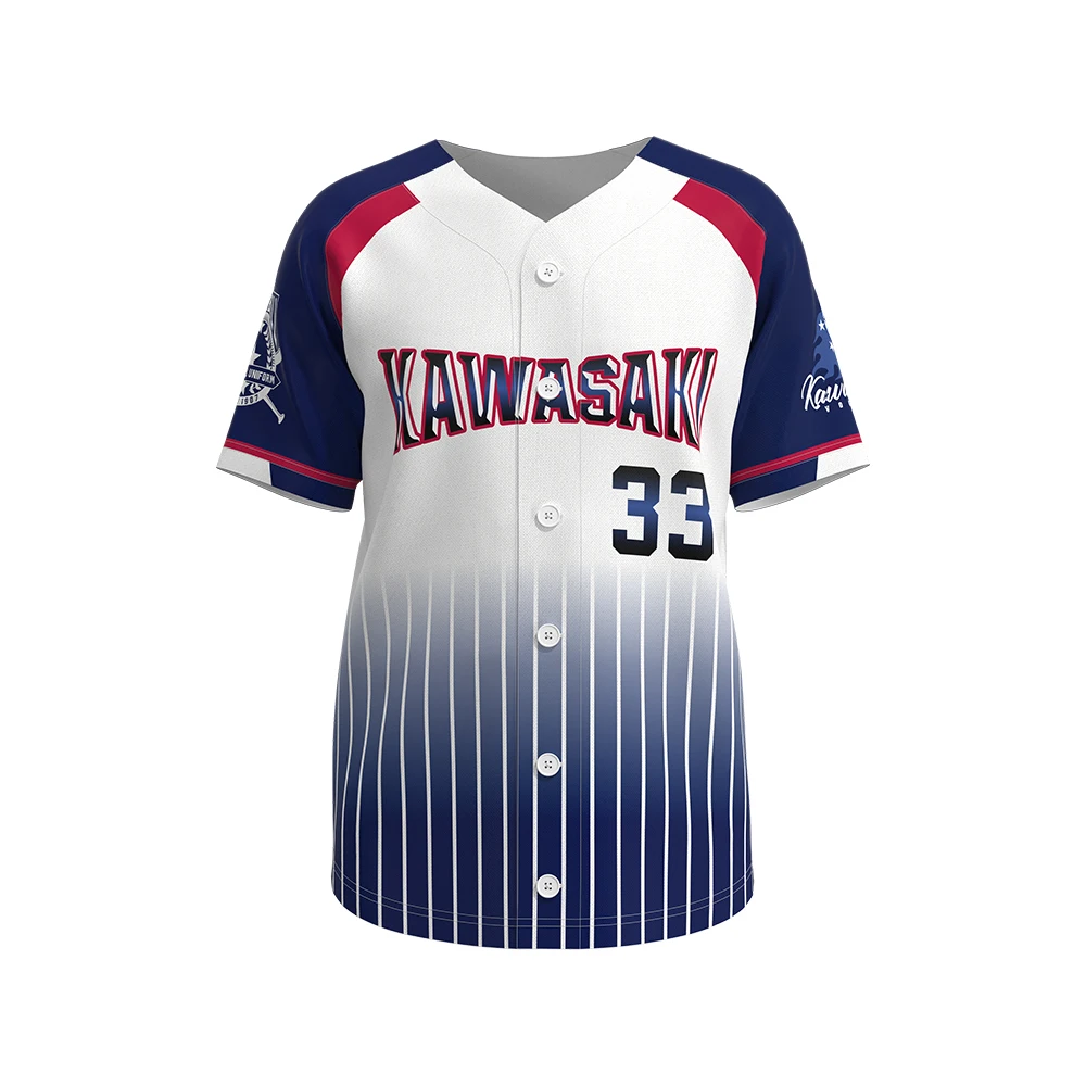 设计自己的定制升华棒球球衣制服套装