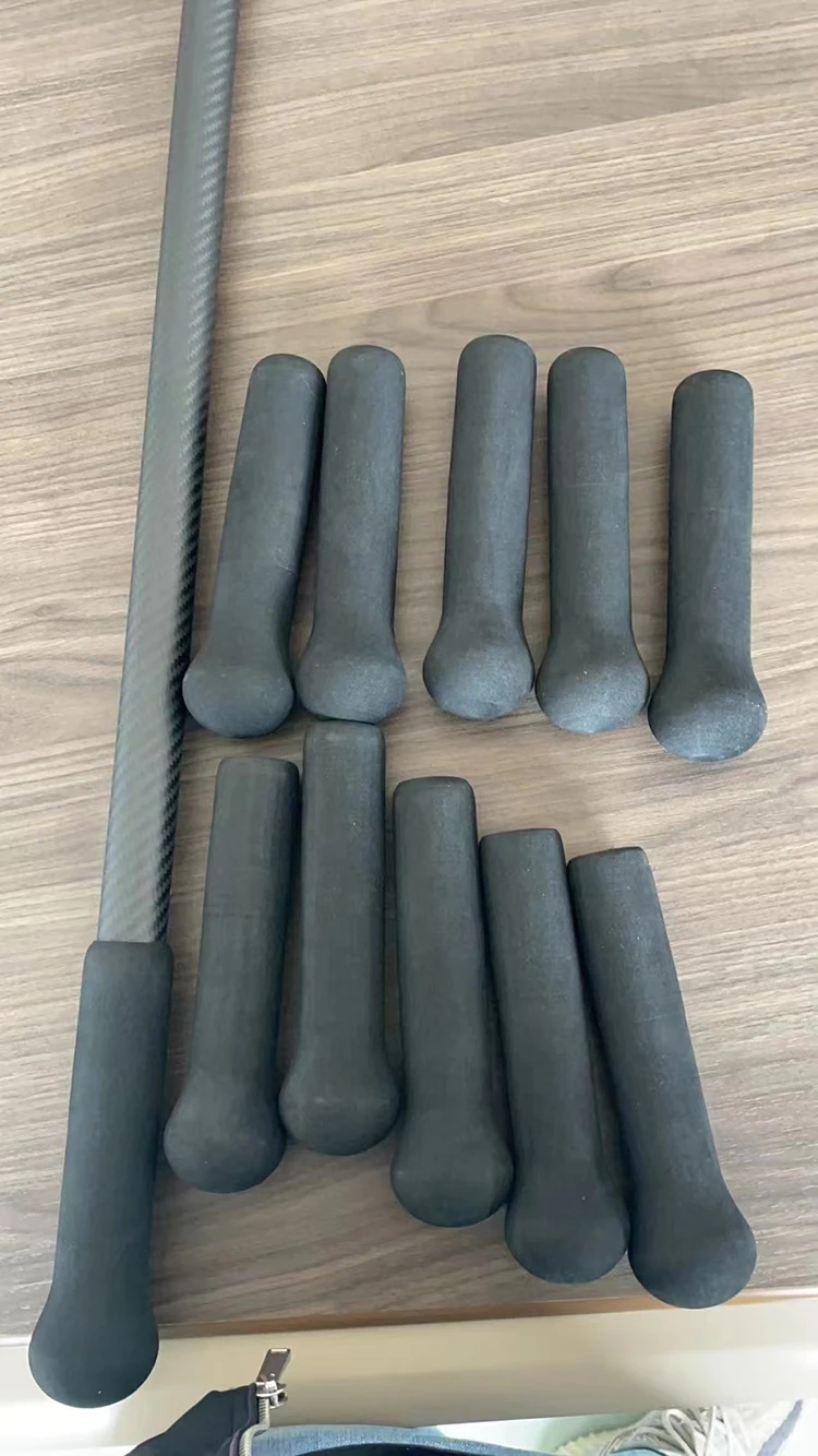 Custom Hard Materials Eva Foam Rubber Fishing Rod End Cap Hardness Is