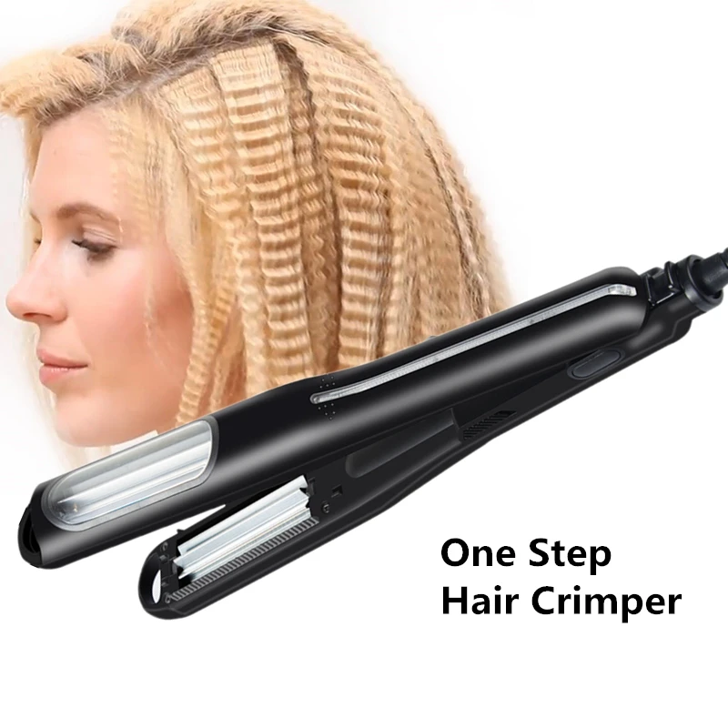 Buy Wave Hair Curlers Corrugated Curling Irons Beauty Salon Hair Crimper  Iron Crimping Styles At Affordable Prices — Free Shipping, Real Reviews  With Photos — Joom | Hair Curling- Iron Crimp 