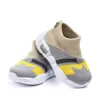 new design knitting breathable surface soft sole children's outfit sporting shoes light weight slip on thermal baby shoes