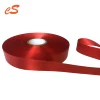 Wholesale Decorative 100% Polyester red Color Single/double Faced ruban de Satin textile Ribbon