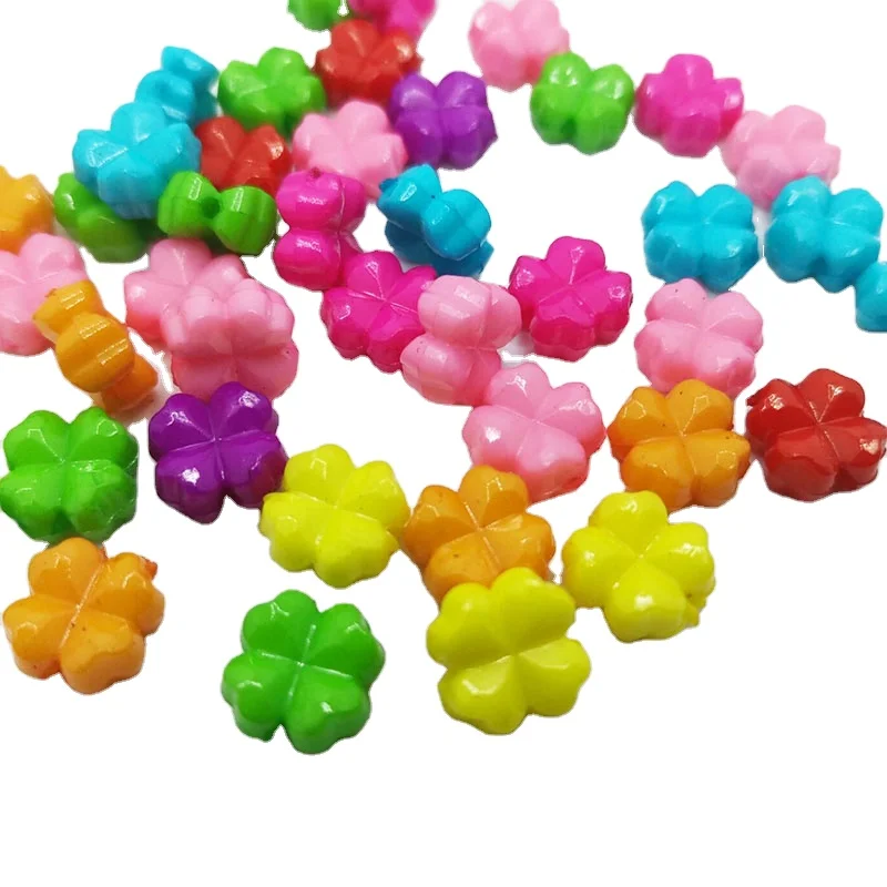 Cuentas Acrílicas Opacas De Trébol De Cuatro Hojas Para Hacer Collares,Joyería  De 12mm Y 18mm,Diy - Buy Moderno Tribal Con Cuentas Collar De La  Joyería,Diy Collar De Cuentas Para Los Niños,La Fabricación