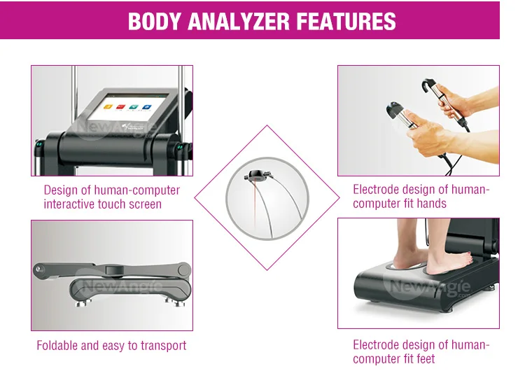 CE approval bioimpendance body analyzer machine price
