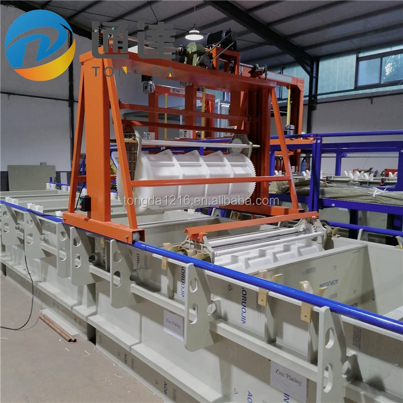 Copper Cathode Plate Production Line Barrel Plating Machine Chrome