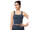 Women's High Impact Mesh Wireless Padded Cup X-back Gym Active Sports Bra Middle Support bra