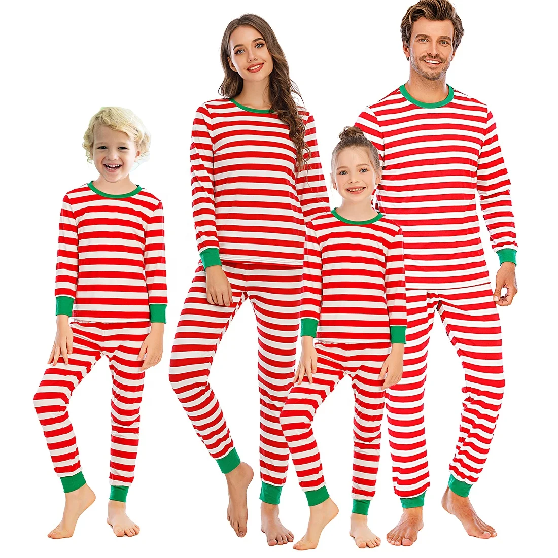 
Winter Long Sleeve couple matching parent-child family Christmas pajamas 